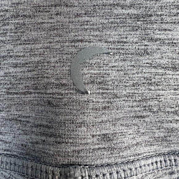 Zyia Leggings 2 Gray Neon Tape Luxe Hi Rise 7/8 25 in Activewear Athletic Womens - Picture 7 of 9